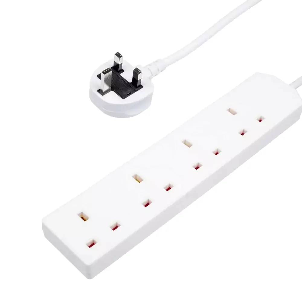 MTK 4 Way 13A Plug Socket with 2m Cable