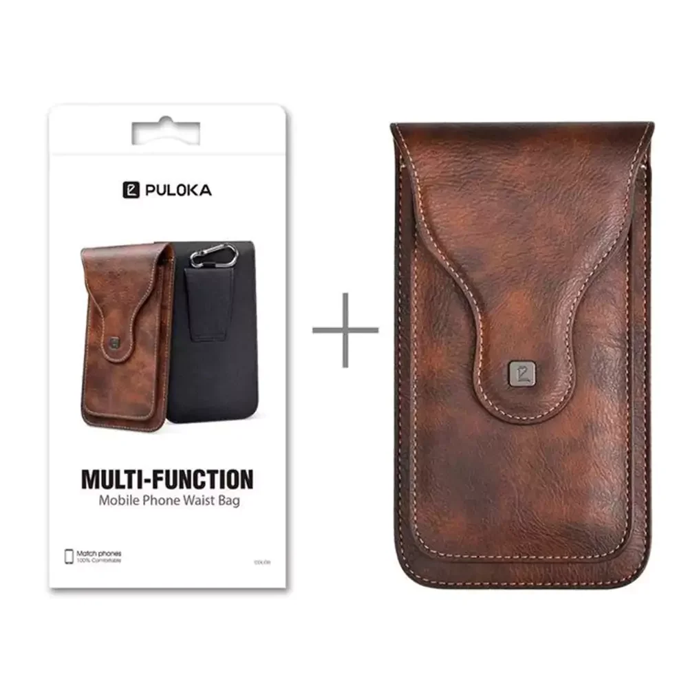 ULOKA Multi-Functional Holster Leather Pouch for Mobiles