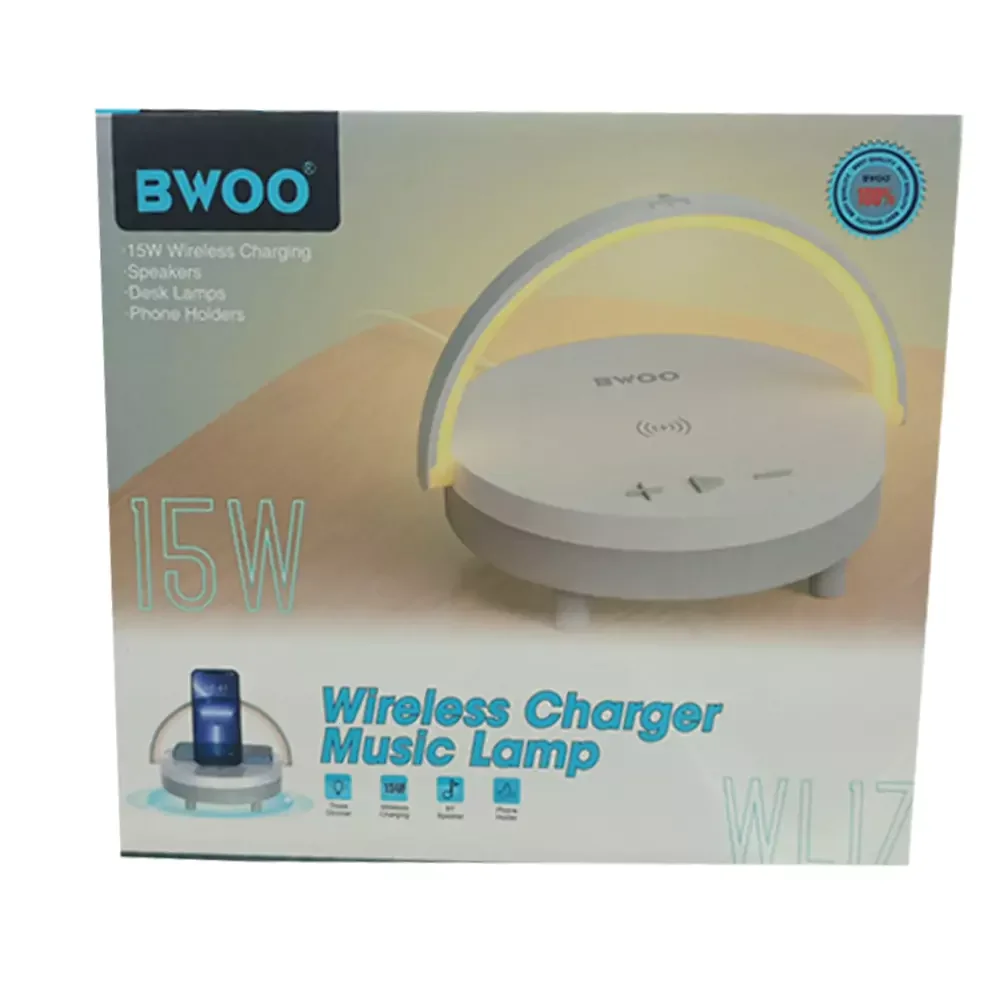 WL-17 Wholesale 4 in 1 Wireless Charger Speaker With LED Light