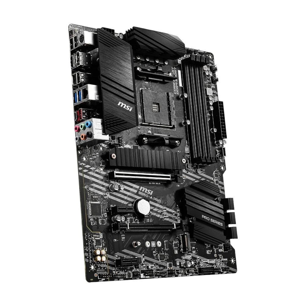 MSI B550 A-PRO ProSeries Motherboard (AMD AM4, DDR4, PCIe 4.0)
