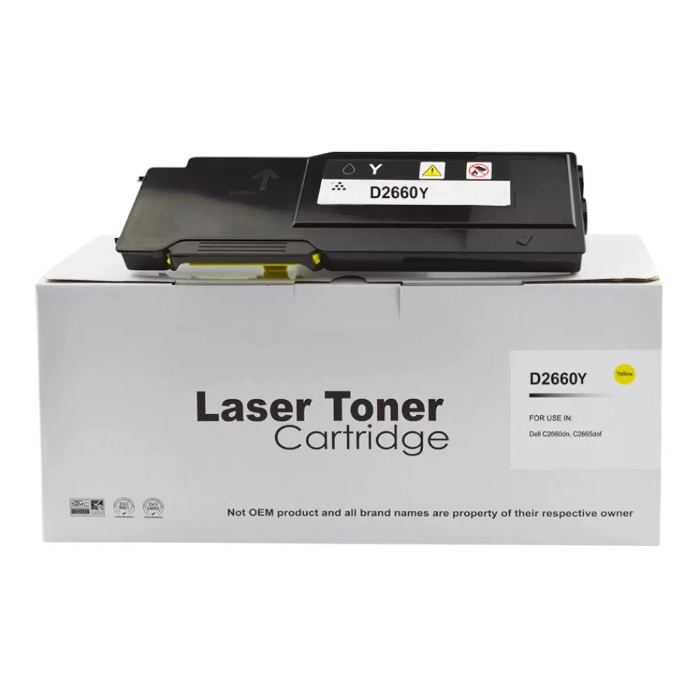 Dell C2660 Yellow Hi Cap Toner 593-BBBR