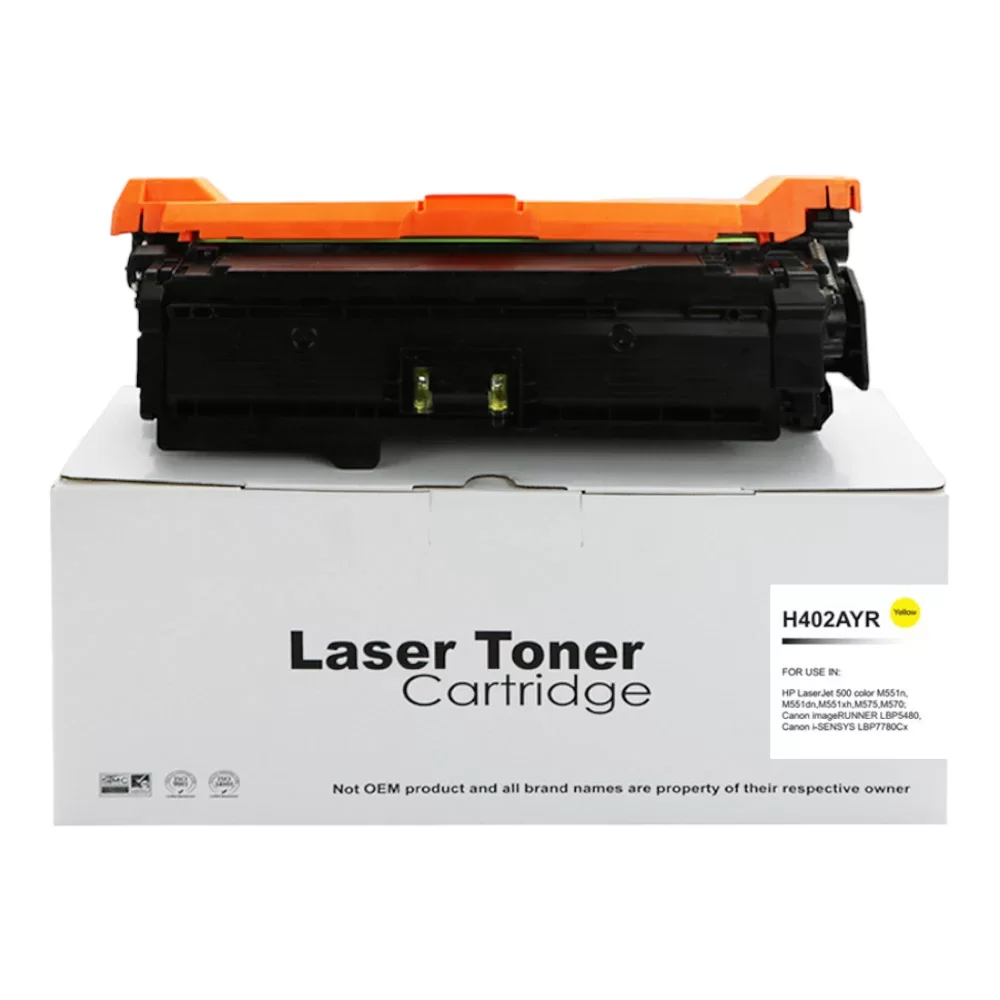 HP Laserjet 500 Yellow CE402A Toner 507A also for Canon 732