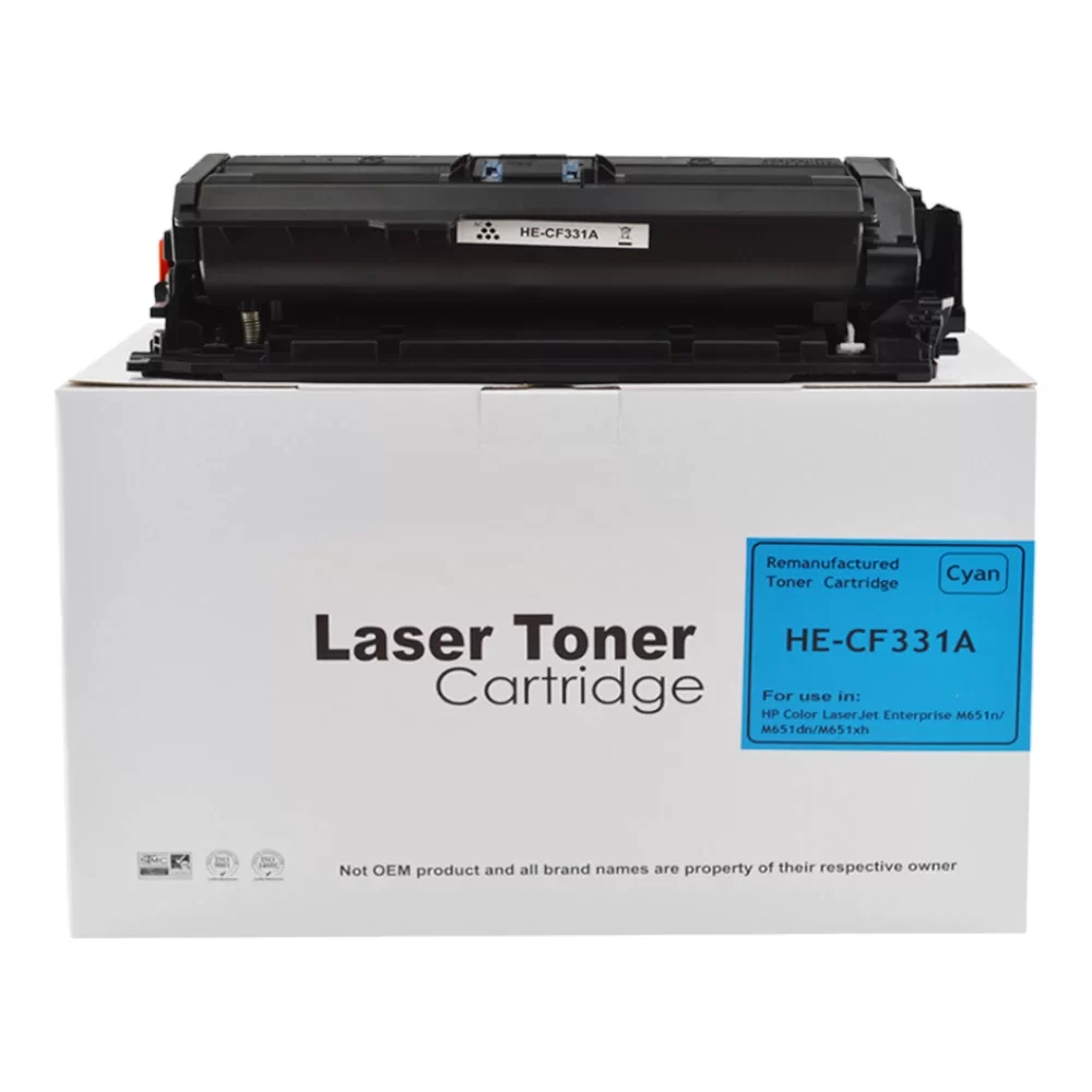 HP M651 CF331A Cyan Toner also for 654A