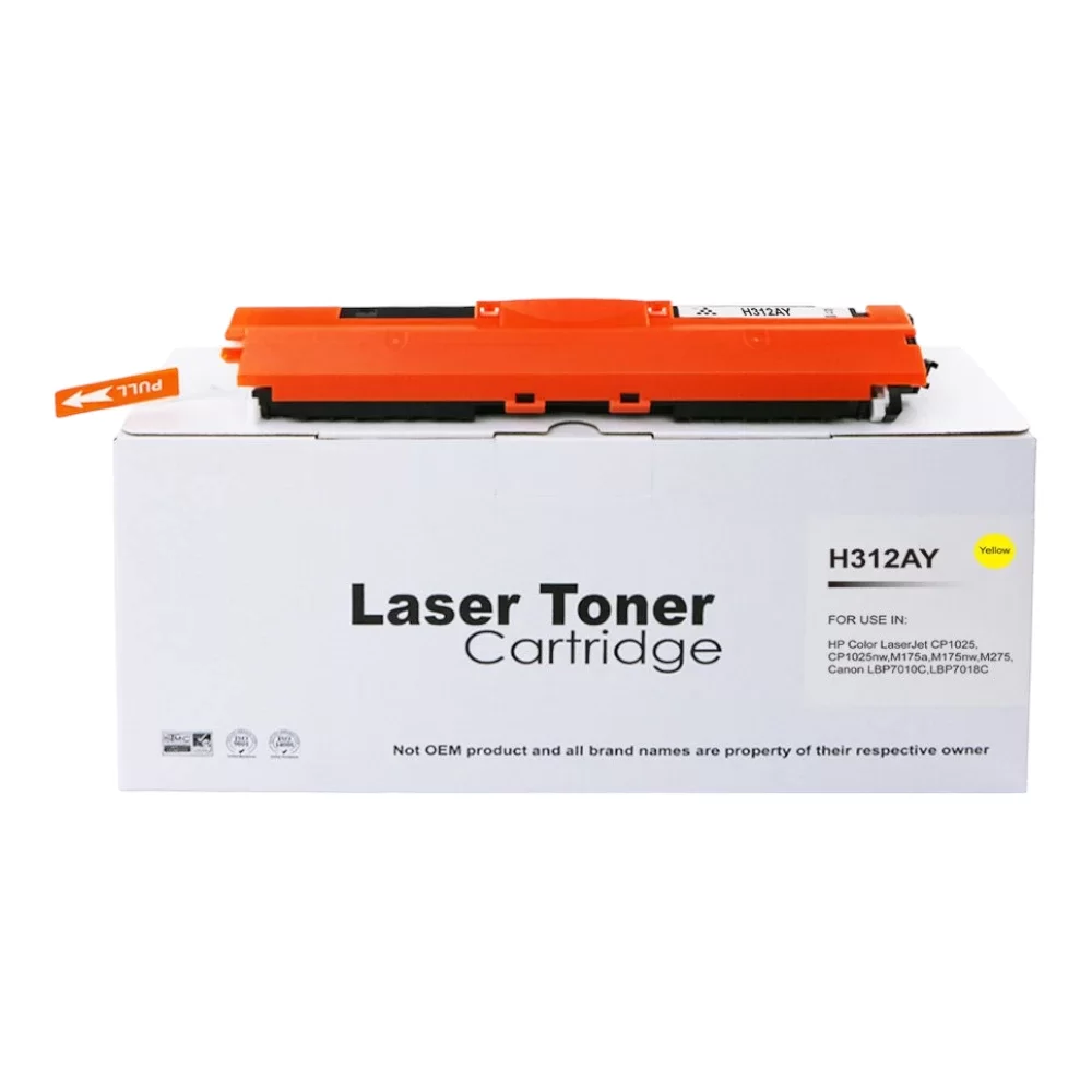 HP CE312A Yellow Toner Ctg also for 126A Canon 729