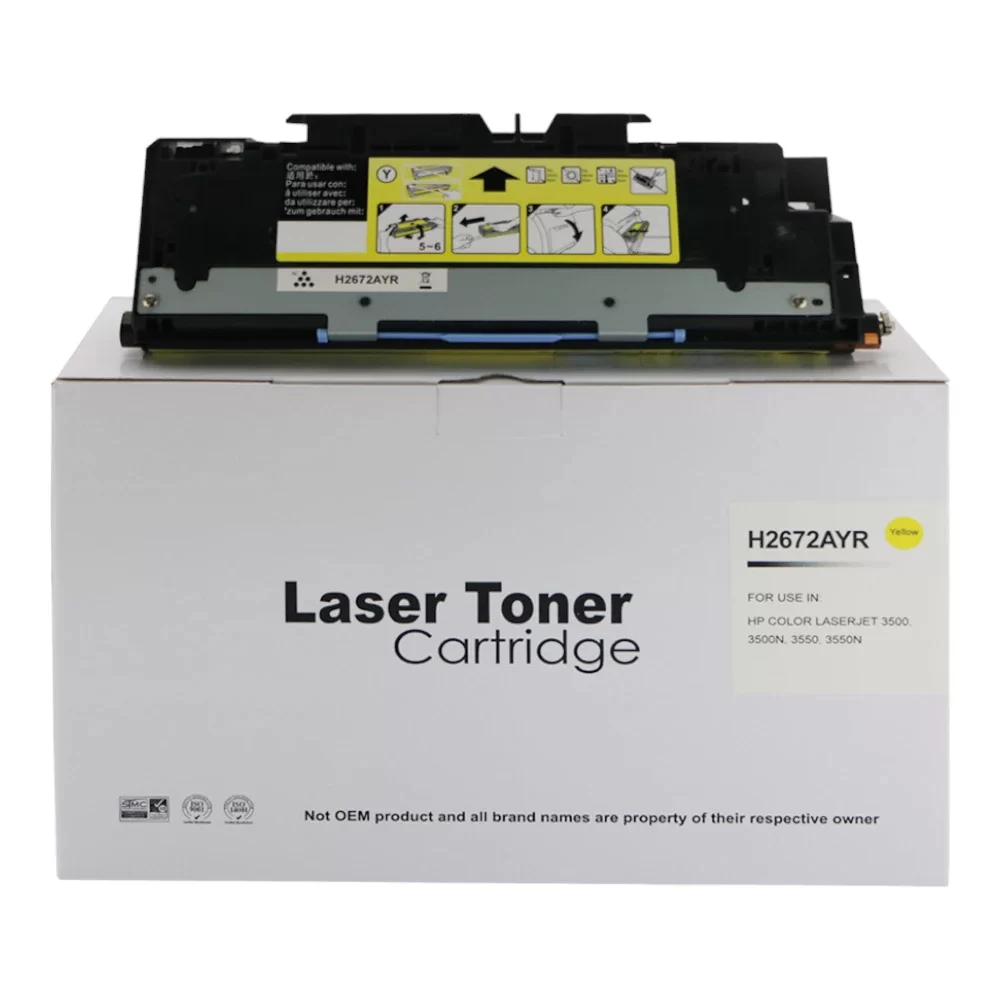 HP Laserjet 3500 Yellow Toner Ctg Q2672A