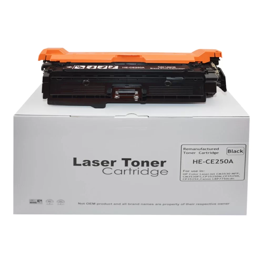 HP CP3525 CE250A Black Toner HP 504A also for Canon 723BK