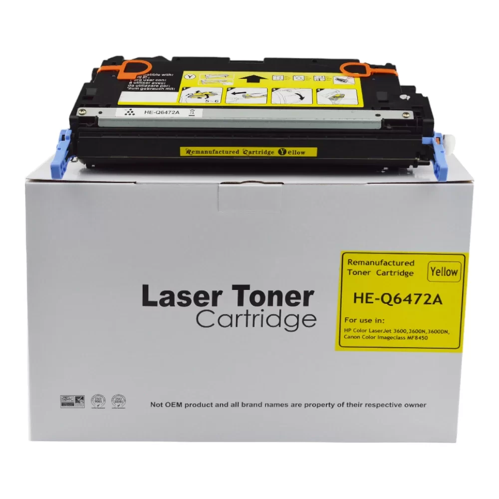 HP Laserjet 3600 Yellow Q6472A Toner also for Canon 711 EP711Y