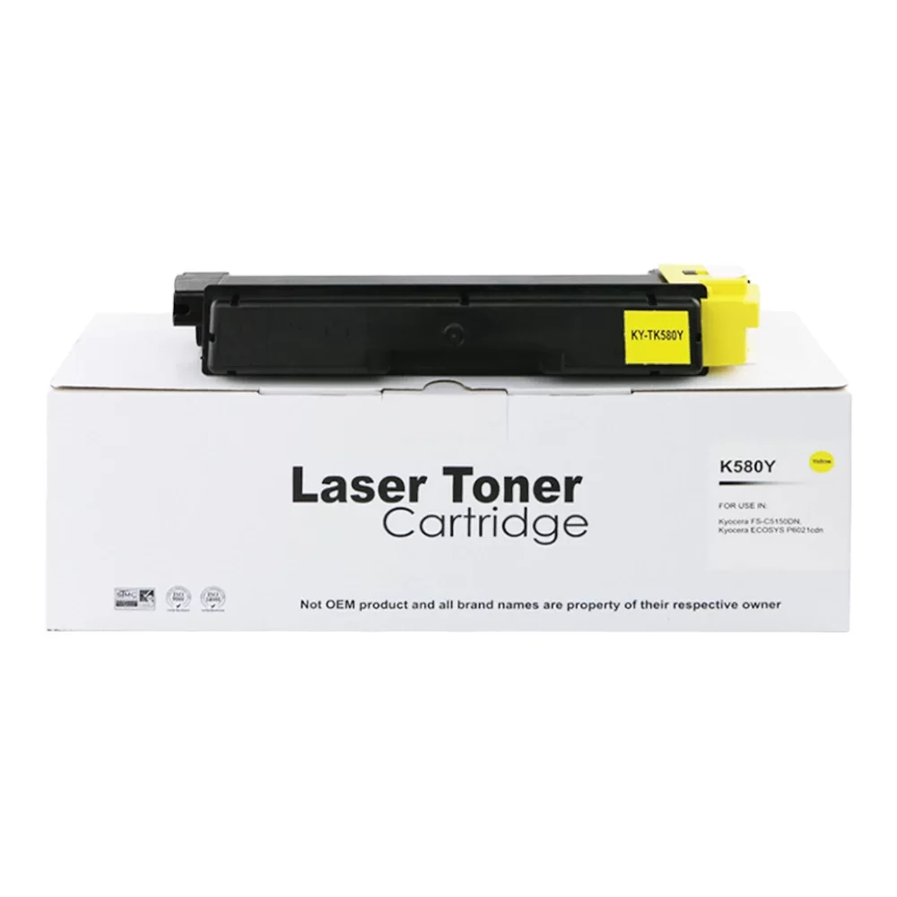 Kyocera Mita FSC5150 TK580Y Yellow Toner