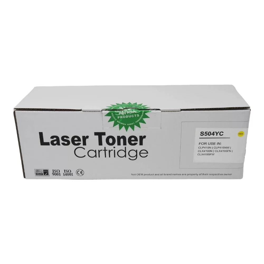 Samsung CLP415 Yellow Toner CLT-Y504S  HP SU502A