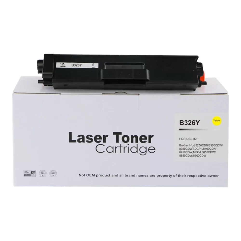 Brother TN326Y Yellow Toner Hi Yld