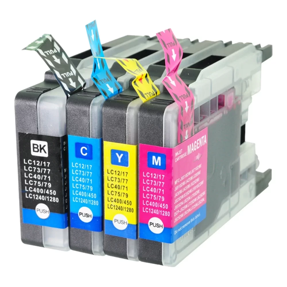 Brother LC1280 Multipack 4 Ink Ctgs  [LC1220BK/C/M/Y] also LC1240