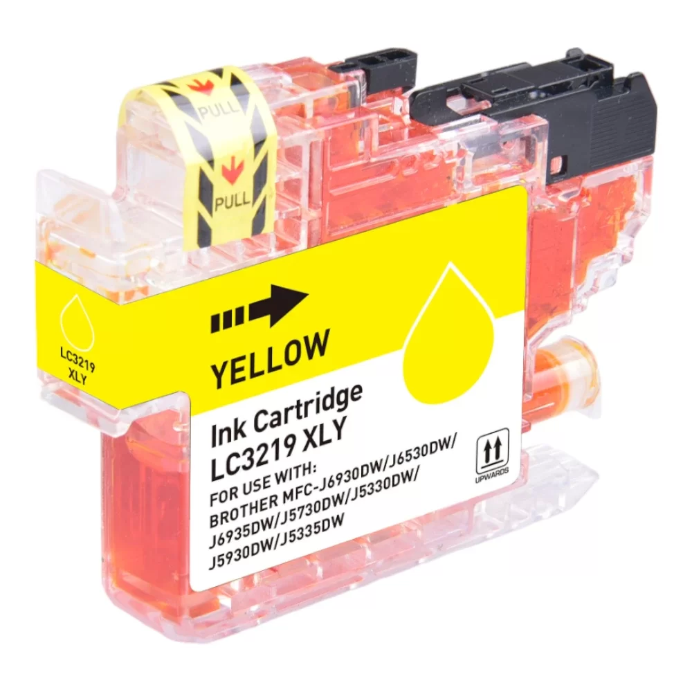 Brother LC3219XLY Yellow Hi Cap  Ink Ctg