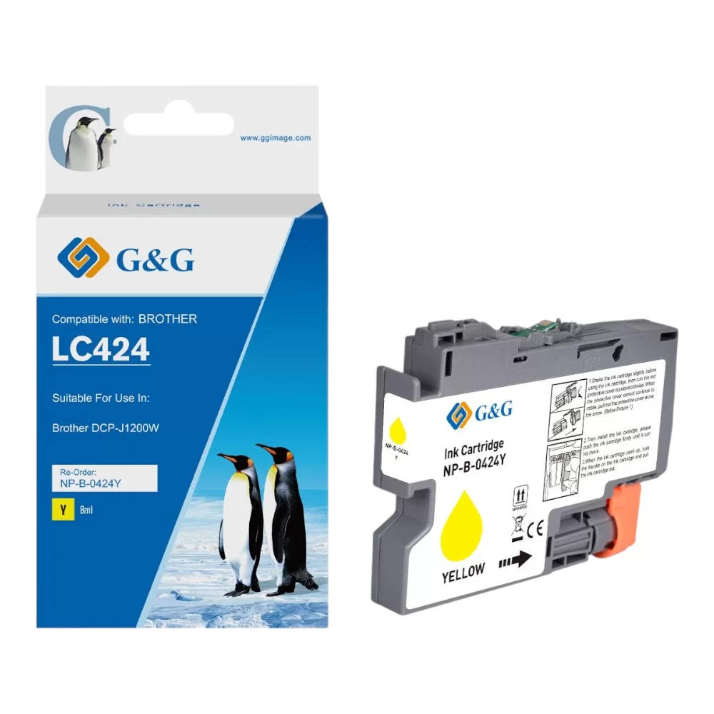 Brother LC424Y Yellow Ink Cartridge