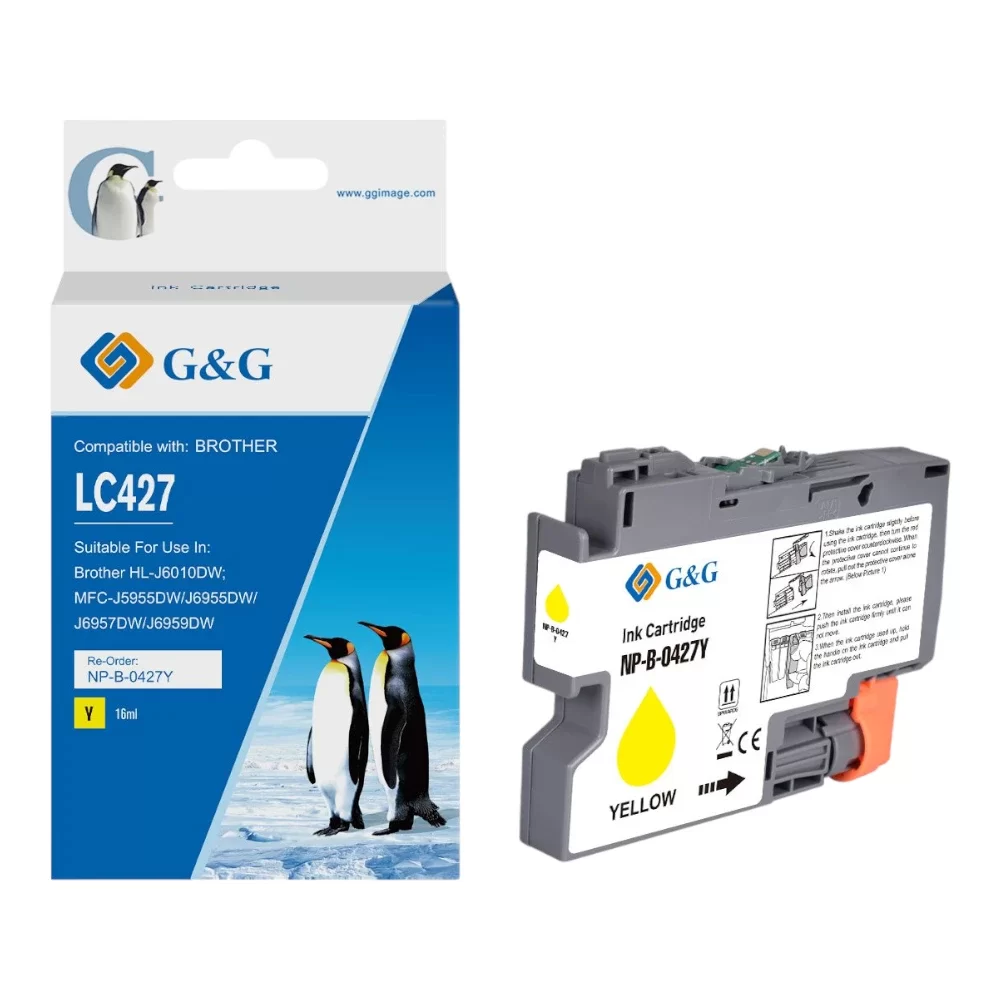 Brother LC427Y Yellow Ink Cartridge