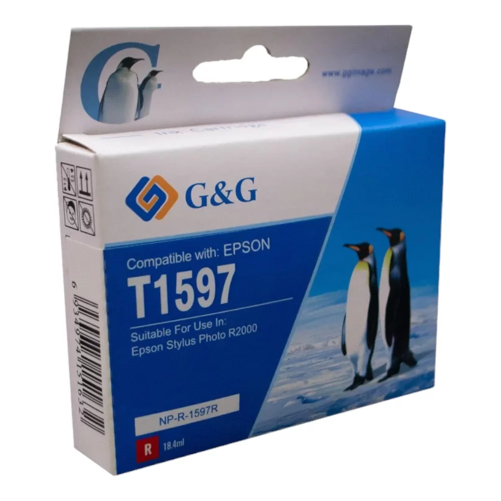 Epson G+G T1597 Red Ink Ctg C13T159740