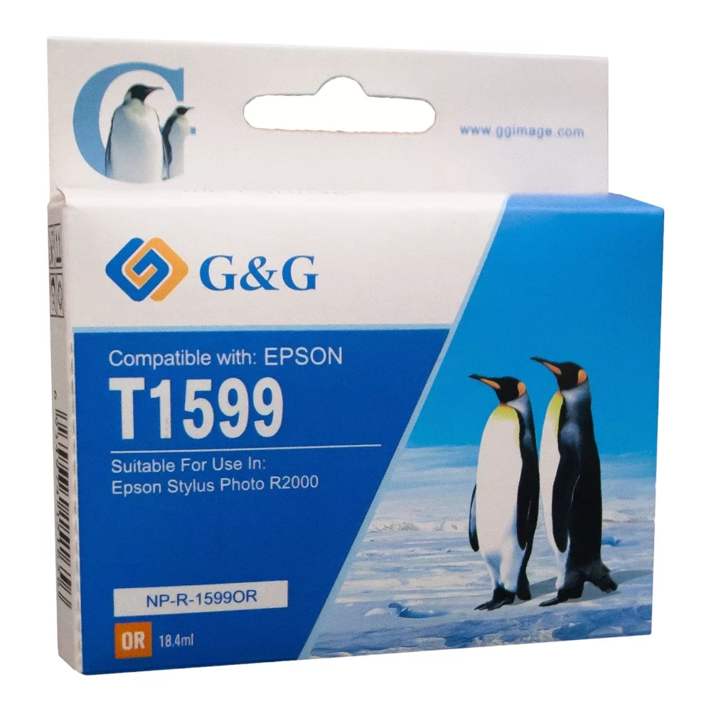 Epson G+G T1599 Orange Ink Ctg C13T159940