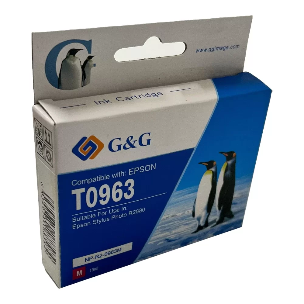 Epson G+G T0963 Magenta Ink Ctg C13T09634010