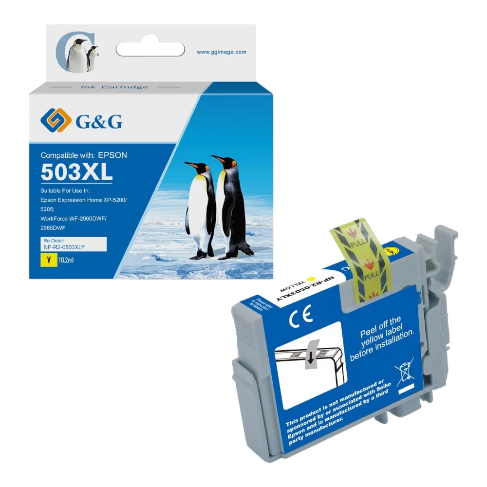 Epson G+G 503XL Hi Cap Yellow Ink Ctg C13T09R44010