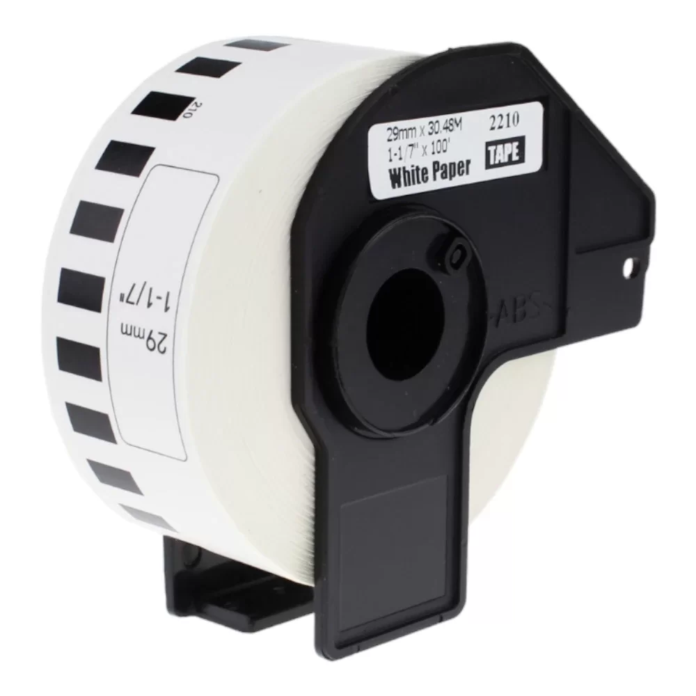 Brother DK-22210 Continuous Length White Tape (Paper) Roll