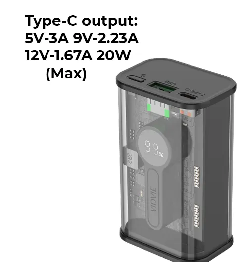 Vidvie PB774 Power Bank - 10000mAh with PD 22.5W Fast Charging
